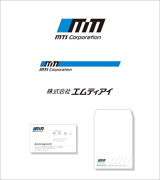 ロゴマーク・名刺・封筒などVIデザイン